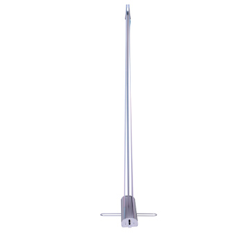 Outdoor aluminum double side roll up stand