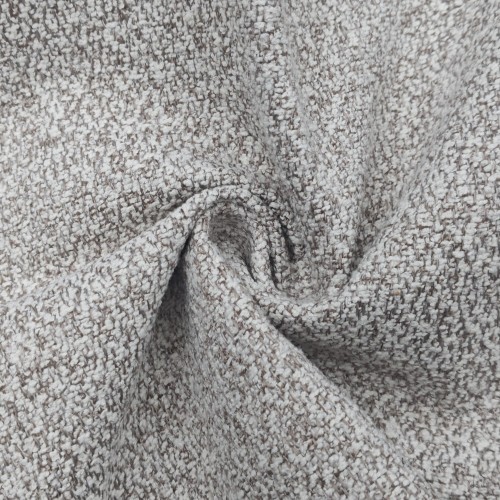 Tissu texturé chenille de haute qualité.