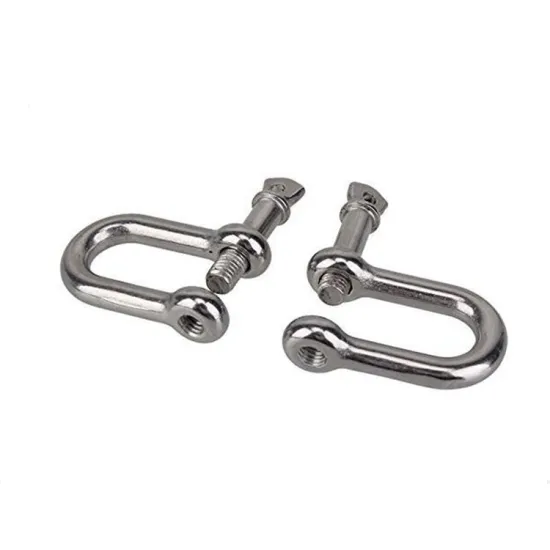 Customized Corrosion Resistant Stainless Steel Marine D Shackle