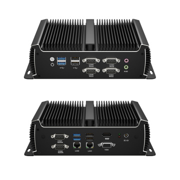 6com Intel Core i5 5200U PC Perindustrian Fanless
