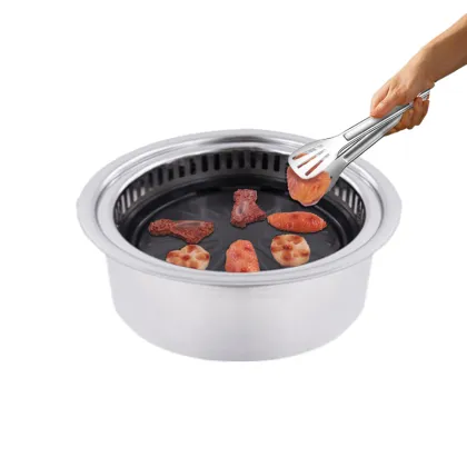 Professional Smoke-Free Barbecue Table for Commercial Use