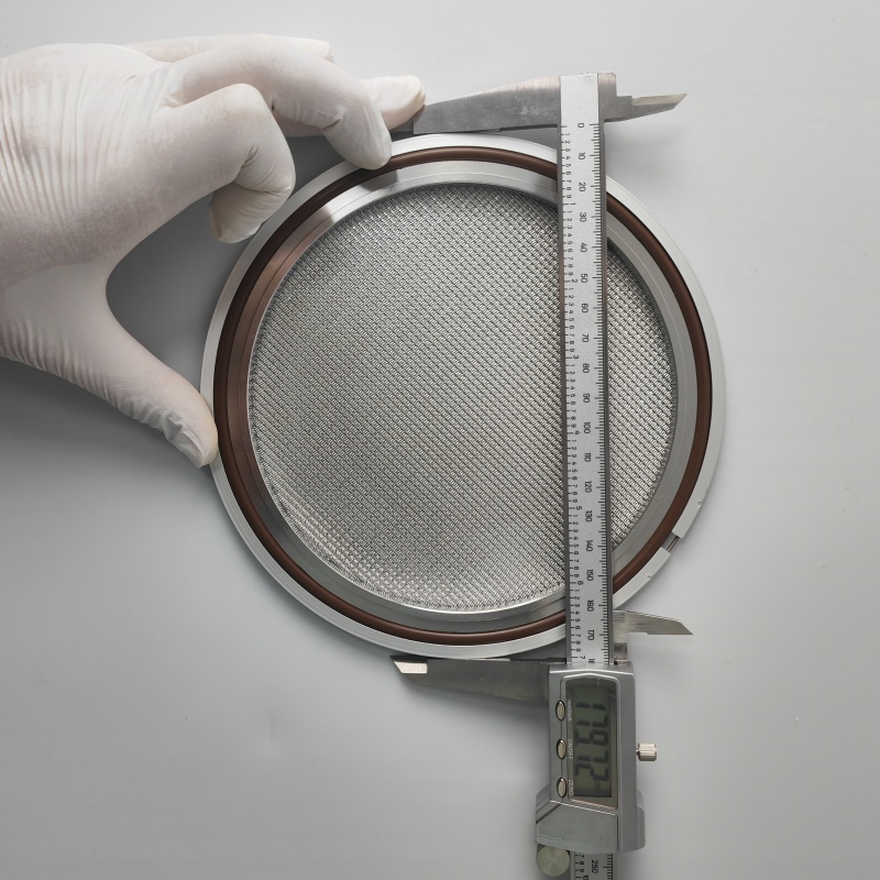 ISO160 Stainless Steel Outer-Ring Sintered Mesh Support Filter (2)