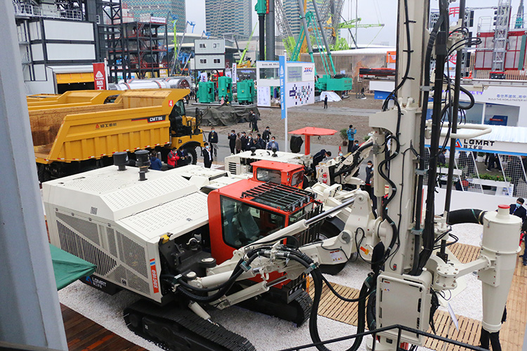 drilling rig at bauma China 2020