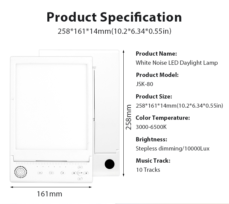 Suron 10000lux LED Therapy Light مع وظيفة المؤقت