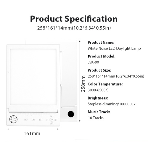 Suron 10000lux LED Therapy Light with Timer Fonction