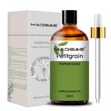 Óleo essencial puro e orgânico petitgrain óleo para aromaterapia com difusor