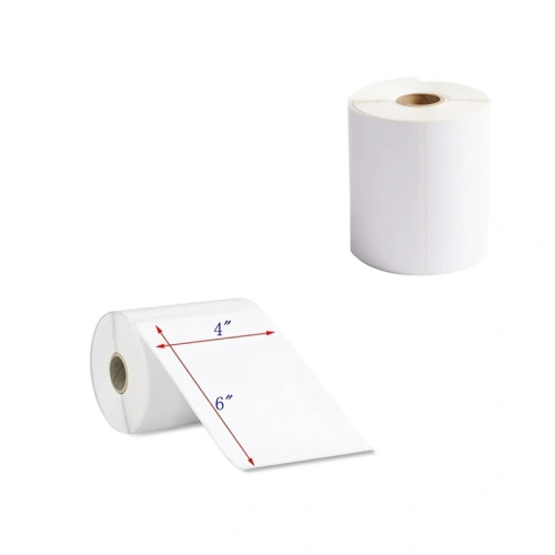 Blank 4x6 Inch 100x150mm Direct Thermal Paper Roll China Manufacturer
