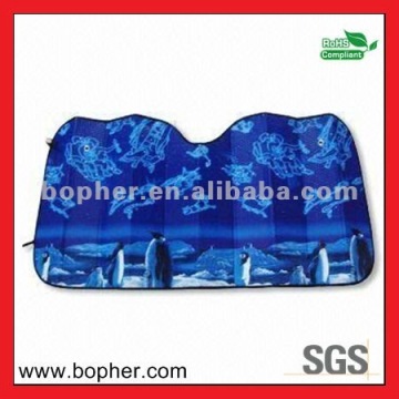 folding car electric sunshade
