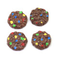 Decorative Mini Flatback Chocolate Cookies Biscuits Shaped Resin Cabochon Kitchen Fridge Decor Items DIY Spacer