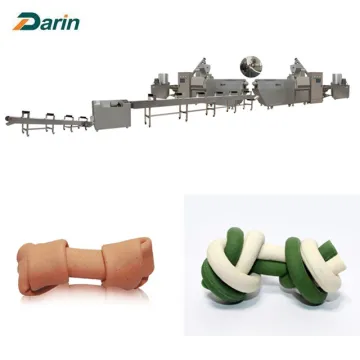 Twin Color Twist Dog Treats Extruder Machine