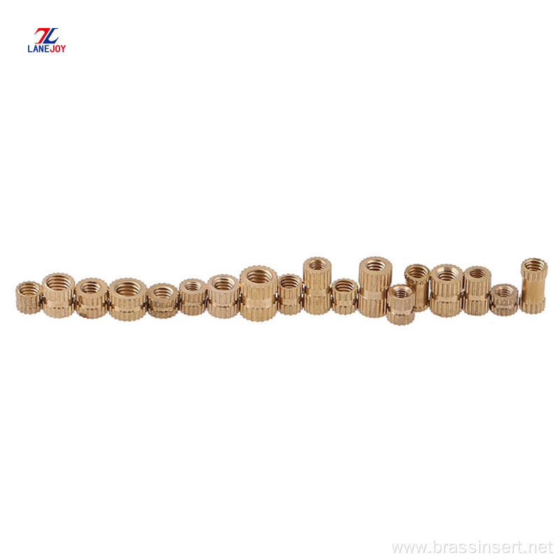 m2m3m4m5m6m8m10 Custom Brass Knurled Insert Rivet Nuts