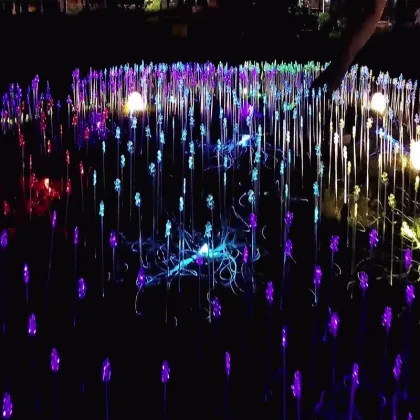 Customized Big Letter LED Light Fiber Optic Outdoor Decoration