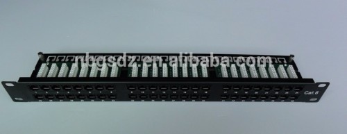 Made in China Krone Network AMP STP Systimax Cat6 1U 48 Port Patch Panel