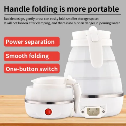 Portable Silicone Folding Electric Kettle - KitchenAid Tea Kettle