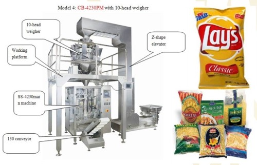 CE Approved Photato Chips Packing Machine (CB-4230PM)