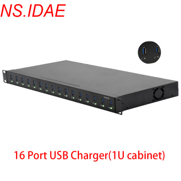 멀티 포트 16 포트 USB 허브