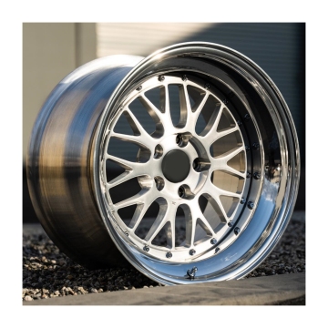 Custom Double Step Lip LM Wheel 5x112 114.3 20 Bolts Forged Wheel 16-19 Inch for Benz BMW Audi Sports Car