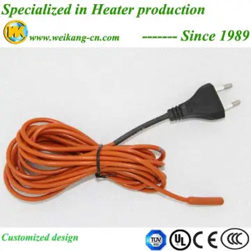 Silicone rubber heating cable for pet with CE