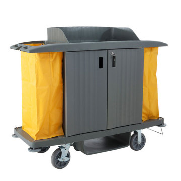 Hotel Room Plastic Service Housekeeping Cart