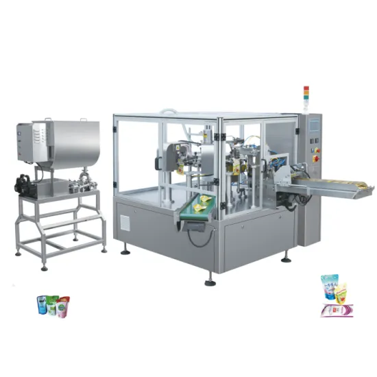 Automatic Rotating Bag Liquid Packaging Machine for Safe Sterile Juice Production