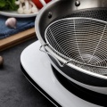 Colapasta del filtro manuale da cucina in acciaio inossidabile