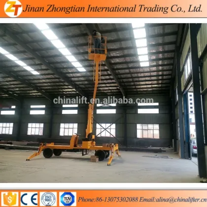 China hydraulic boom lift self-propelled articulating boom lift mobile boom lift