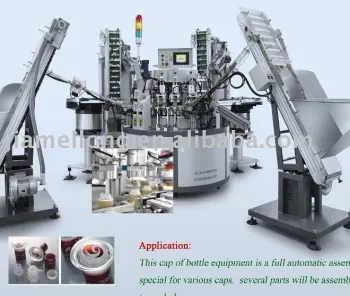 fully automatic bottle cap assembling making machine
