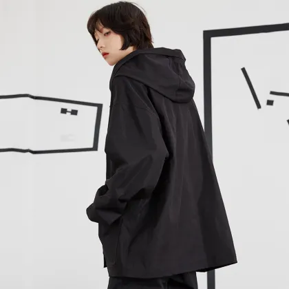 Thin  blazer girl's Dust Coat