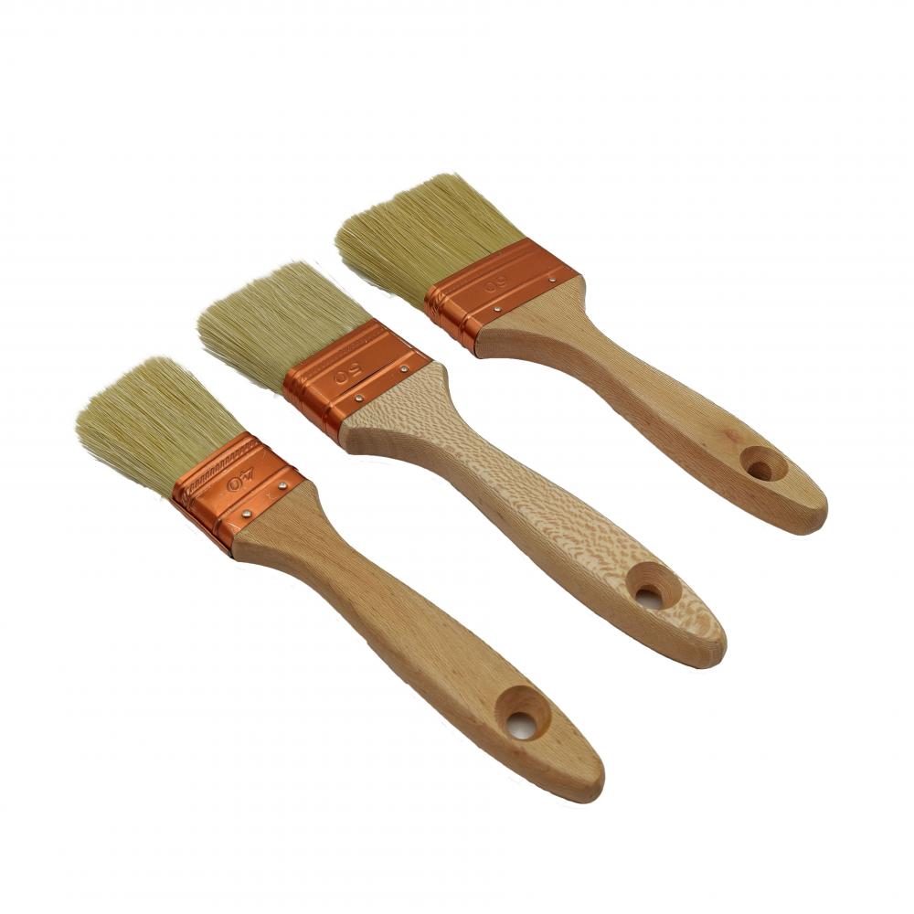 Professional hand tools wooden handle paint brush