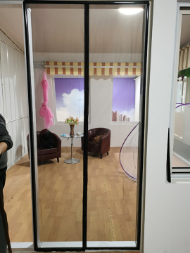 European style magnetic screen door