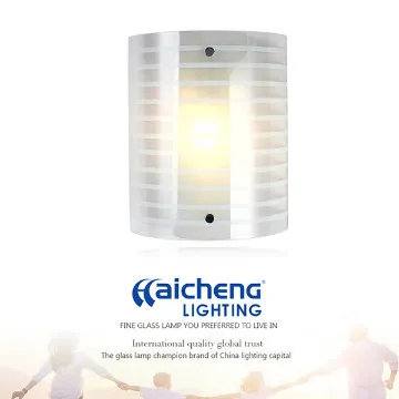 Bedroom bedside glass wall lamps