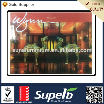 Hot sell new design 3d digital printing bulding window glass series