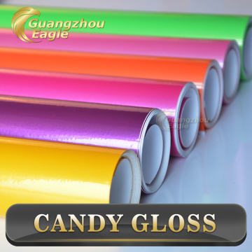 Factory Price In Guangzhou Beautiful And Good Design Candy Color Car Body Sticke
