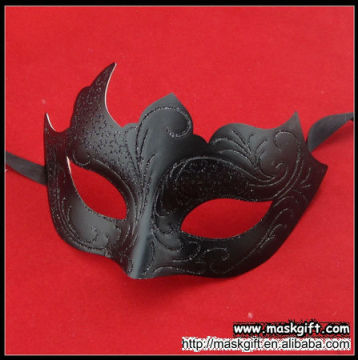 Wholesale Unique Handpainted Black Theme Solid Black Halloween Party Eye Masks