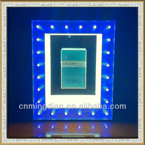 LED acrylic cigarette display box. led acrylic tobacco pop display rack.acrylic led cigarette case display