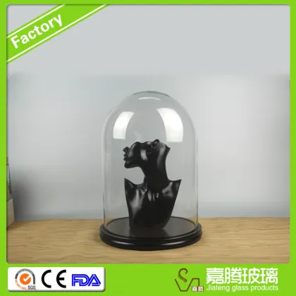 ODM/OEM Glass Dome with Base - D30cm * H43cm