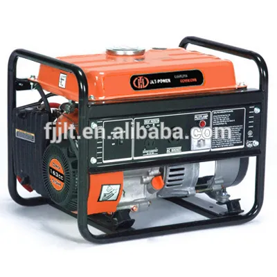 AC Single phase 4 stroke low noise portable petrol generator 1kva with spare parts