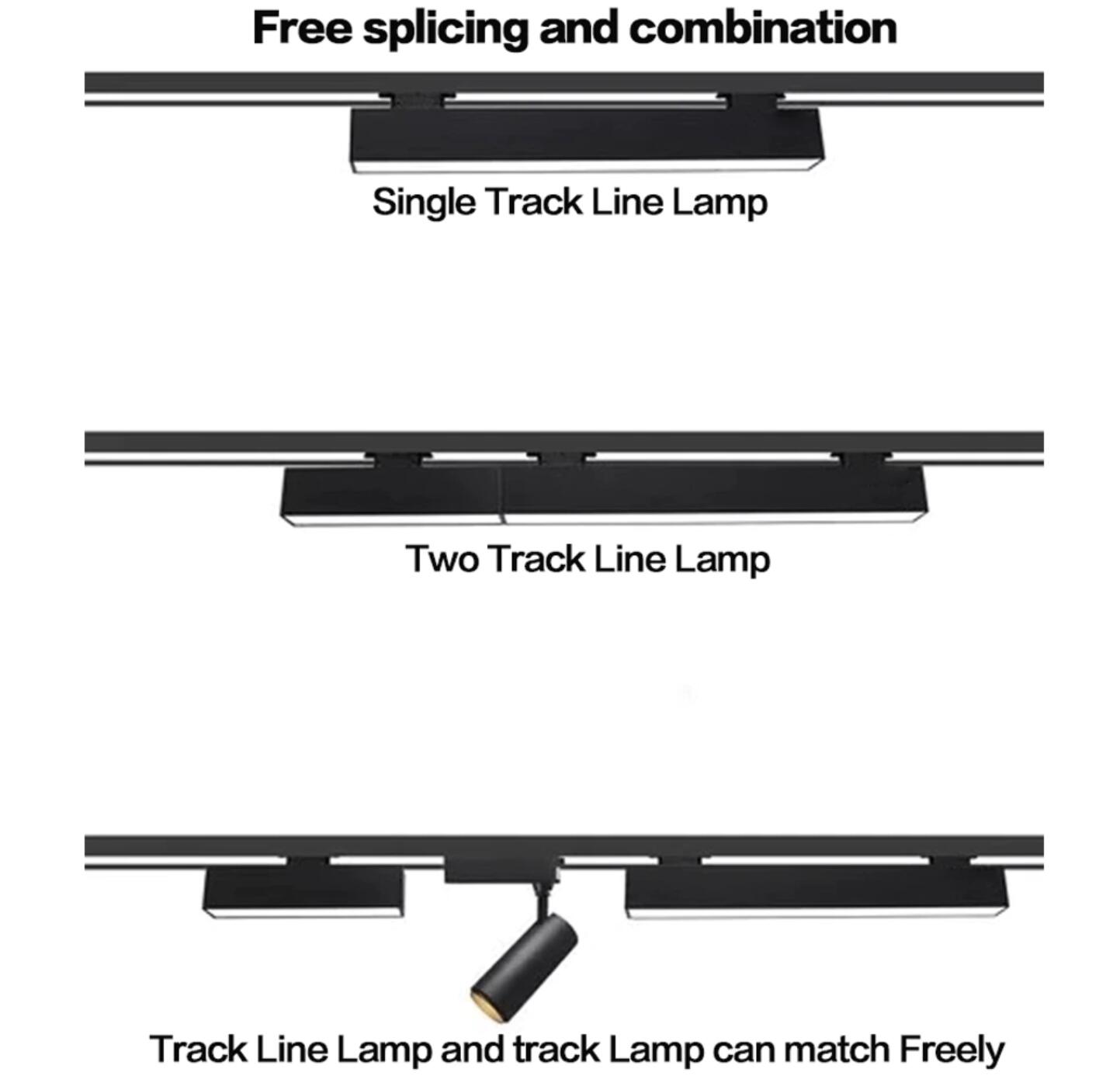 track Line light and down light convenient collocation