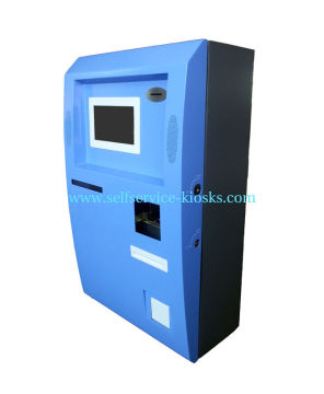 Led Display Wall Mounted Kiosk, Coin Acceptor And Cash Acceptor V628
