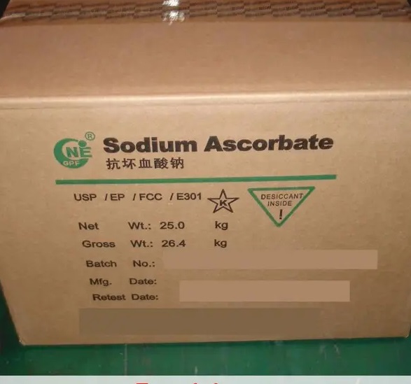سعر المصنع CAS 134-03-2 الباراسيتامول و ascorbate الصوديوم