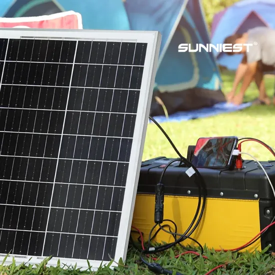 60W High-Efficiency 18V Solar Panel Charger for Park Lights, RVs, Cars, Ebikes, Camping & Home Use