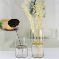 Vas Kristal Kaca Bunga Silinder dengan Tali Berlian
