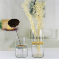 Cylinder Flower Glass Crystal Vase With Diamond Belt