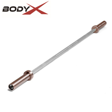 Black & Silver 15lb Aluminum Training Barbell