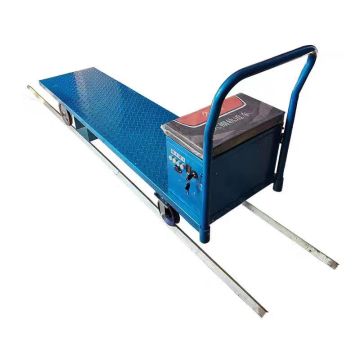 Electric Flat Track Transport Vehicle for Agricultural Greenhouse Vegetable Loading