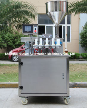 METICA semi automatic ultrasonic toothpaste tube filling sealing machine