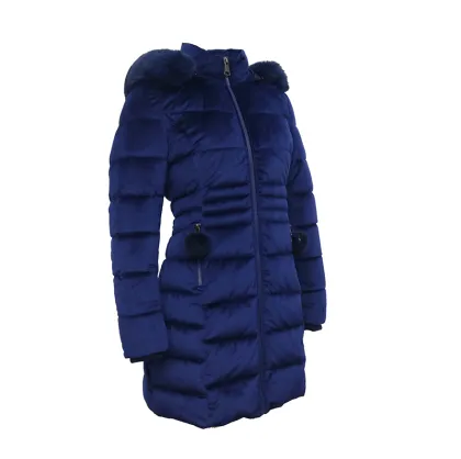 New ladies fashionable Long Jacket Hooded