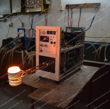 High Frequency Induciont Heating Machine with Melting Gold (HF-15KG+2KG Melting Frunace)