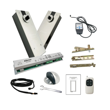 Electric Floor Spring Automatic Door Opener for Retail Stores: Adjustable 150Kg*2, Double Door with Remote Control