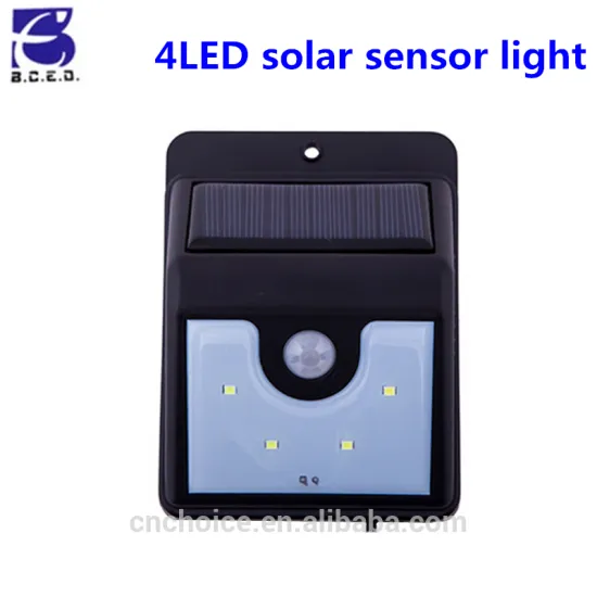 4LED solar sensor light home garden outdoor light IP44
